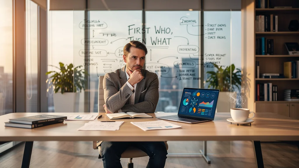 Après deux mois, test du principe Good to Great « first who, then what » sur mon offre en entreprise